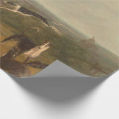 Neun Windhunde in einer Landschaft Jacques Laurent Geschenkpapier (Ecke)