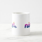 Neun Wort Kaffeetasse (Mittel)