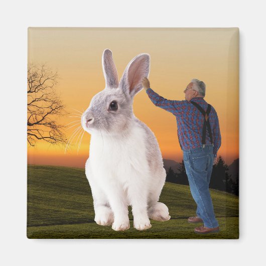 NEUND großes Kaninchen Magnet (Vorne)