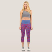 Neuner Kaleidoskop Kunst dreizehn Capri Leggings (Vorderseite)