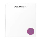 Neuner Kaleidoskop Kunst dreizehn Notizblock (Vorderseite)