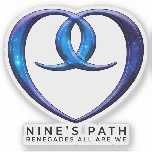 Neuner Trasse 9 Liebe Siegel transparenter Aufkleb Aufkleber (Vorderseite)