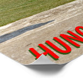 Neunholige Brücke, Ungarisches Poster (Ecke)