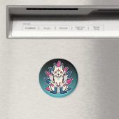 Neunschwänziger Fuchs- Kyuubi Kitsune Magnet (In Situ (Geschirrspüler))