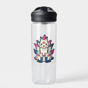Neunschwänziger Kitsune-Fuchs - Japanischer Yokai Trinkflasche