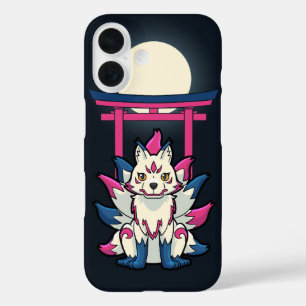 Neuntails Kitsune Fox- Fun Yokai iPhone 16 Hülle