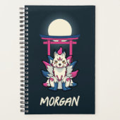 Neuntails Kitsune - Japanischer Fox Personalisiert Planer (Vorderseite)