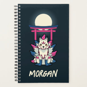 Neuntails Kitsune - Japanischer Fox Personalisiert Planer