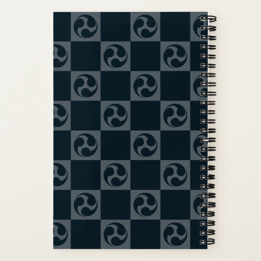 Neuntails Kitsune - Japanischer Fox Yokai Notizblock (Rückseite)