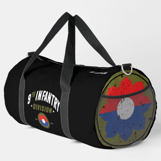 Neunte Abteilung Infanterie "Old Reliables" Custom Duffle Bag (Rechte Ecke)