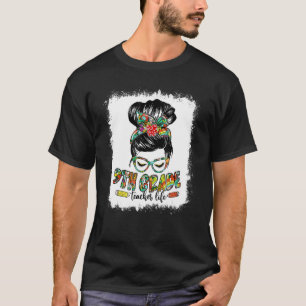Neunte Klasse Lehrer Life Messing Bun Frauen zurüc T-Shirt