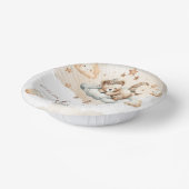 Neunteddybär, hellbraune Elfenbeinwolke Pappteller (Gewinkelt)