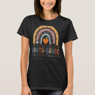 Neunter Grade Dream Team Rainbow Willkommen zurück T-Shirt