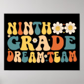 Neunter Grade Dream Team Teacher Poster (Vorne)