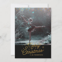 NEUNTER TAG DER CHRISTMAS / Weihnachts-Fotokarte