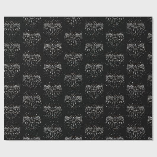 Neunter Tag der Weihnachtsgeschenk Wrapping Paper Geschenkpapier (Flach)