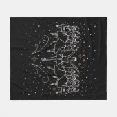 Neunter Tag der Weihnachtszeit Fleece Donnerwetter (Vorderseite (Horizontal))