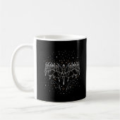 Neunter Weihnachtskaffee-Tasse (schwarz) Kaffeetasse (Links)