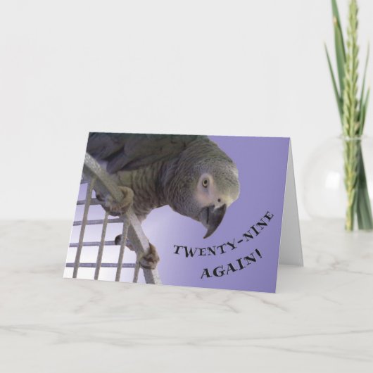 Neunundzwanzig wieder karte (Vorderseite)