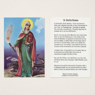 NEUNWÖCHIGE HEILIGE KARTE Heilig-Marthas