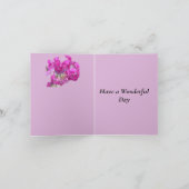 Neunzehnte Hochzeit Jahrestag Sweet Pea Karte (Innenseite)