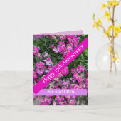 Neunzehnte Hochzeit Jahrestag Sweet Pea Karte (Gelbe Blume)