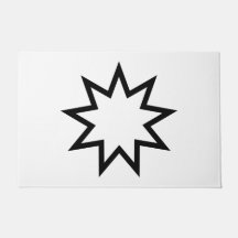 Neunzeitiger Stern (Symbol des Glaubens von Bahai)