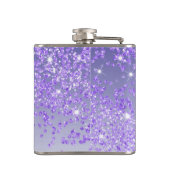 Neunzig & Lila Glitzer- und Trinkangebote Flachmann (Rückseite)