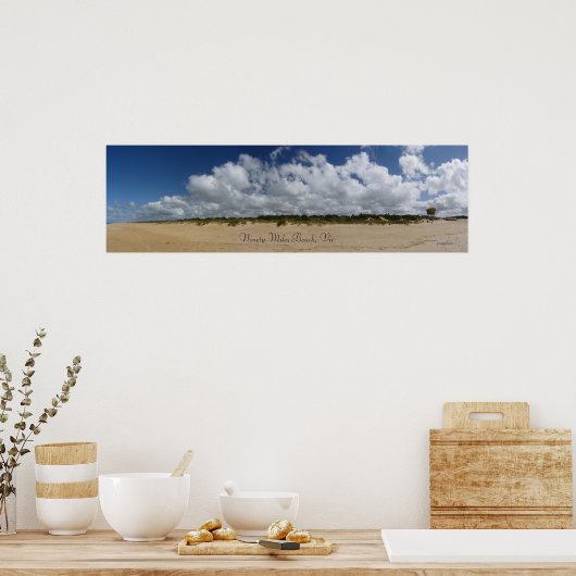 Neunzigmeilen Strand, Victoria Poster (Küche)