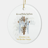 Neuordinierter PriesterPastor Deacon Minister Keramik Ornament (Links)