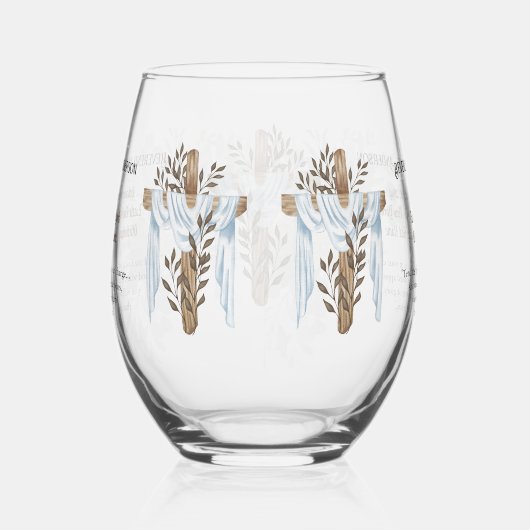 Neuordinierter PriesterPastor Deacon Minister Weinglas Ohne Stiel (Rechts)