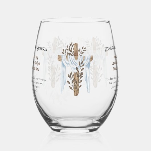 Neuordinierter PriesterPastor Deacon Minister Weinglas Ohne Stiel (Links)