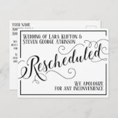 Neuplanung der Ankündigung Postkarte (Vorne/Hinten)