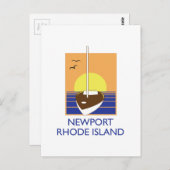 NEUPORT RI POSTKARTE (Vorne/Hinten)