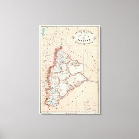 Neuquen, Argentinien Leinwanddruck (Vorderseite)