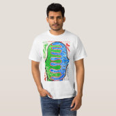 Neural Flow – Abstrakter Synapse Tee (Vorne ganz)