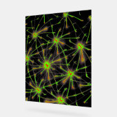 Neural Network Burst – Premium Acrylic Sign Acrylschild (Winkel)