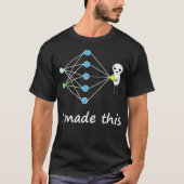 Neural Network Machine Learning Funny Meme Premium T-Shirt (Vorderseite)