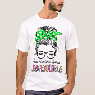 Neural Tube Defekts Awareness Ribbon Support Ohrfe T-Shirt