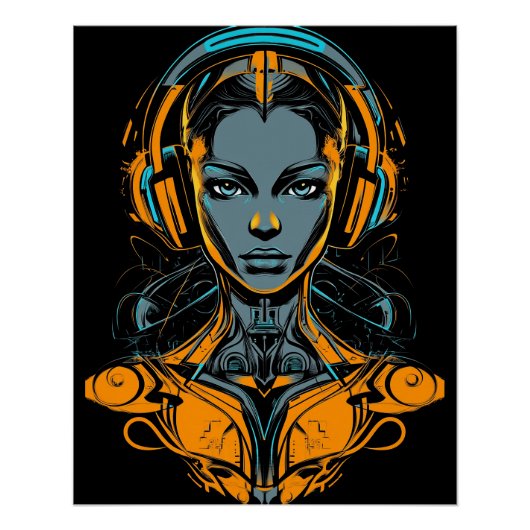 Neurale Überschreibung Poster (Vorderseite)