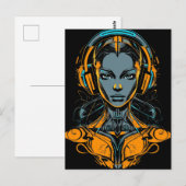 Neurale Überschreibung Postkarte (Vorne/Hinten)
