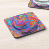 "Neuraler Feuersturm" Getränkeuntersetzer (Linke Seite)