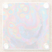 "Neuraler Feuersturm" Glasuntersetzer (Rückseite)