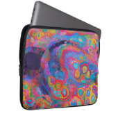 "Neuraler Feuersturm" Laptopschutzhülle (Vorne Rechts)