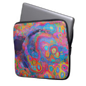 "Neuraler Feuersturm" Laptopschutzhülle (Vorderseite Links)