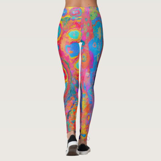 "Neuraler Feuersturm" Leggings (Rückseite)