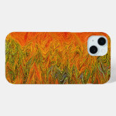 "Neuraler Firestorm" Abstrakt Gelborange Case-Mate iPhone Hülle (Rückseite (Horizontal))