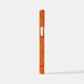 "Neuraler Firestorm" Abstrakt Gelborange iPhone Hülle (Rechte Seite)