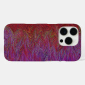 "Neuraler Firestorm" Abstrakt" Lila rot Case-Mate iPhone Hülle (Rückseite (Horizontal))