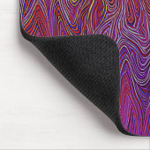 "Neuraler Firestorm" Abstrakt" Lila rot Mousepad (Ecke)